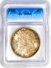 1896-P  Better Date ICG MS 65 Natural Toned Morgan No Reserve