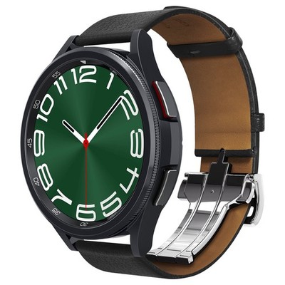 For Galaxy Watch 7 / 6 / Classic / FE | Spigen [Enzo] Leather Watch Band