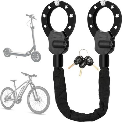 E-Scooter Schloss Handschellen-Schloss für Fahrrad,- Roller & Elektroroller 93cm