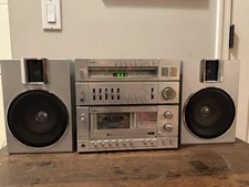 Vintage Sears LXI Series 564 Integrated Stereo+Cassette Component System~TESTED