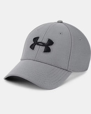 Under Armour Blitzing 3.0 Graphite Gray  Black Embroidered M/L Stretch Fit Hat