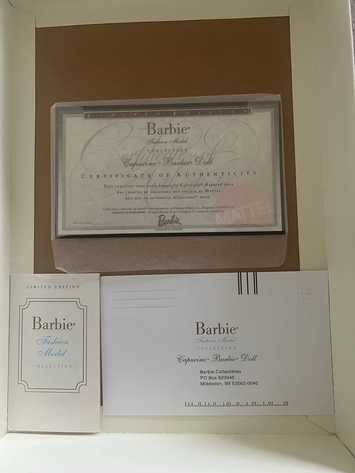 Capucine Silkstone Barbie Doll 2002 Mattel B0146 Fashion Model Collection - Image 4 of 4