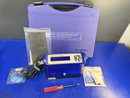 Rhopoint Instrument NOVO-GLOSS TRIO Statistical Glossmeter 20º, 60º, 85º geometr