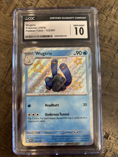 Wugtrio graded CGC 10 for sale on eBay