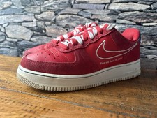 Nike Air Force 1 '07 LV8 'First Use'| University Red White |Men's| Size UK 8