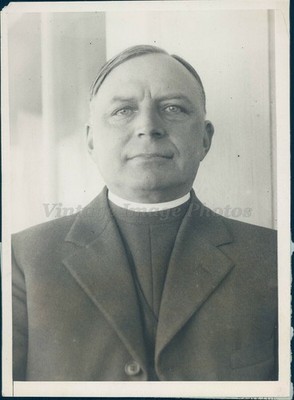 1926 John White Reverend Preacher President Coolidge Funeral Service Photo