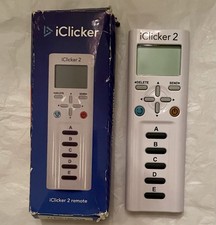 iClicker 2 Lcd Screen Wireless Classroom Response Remote Control Clicker White