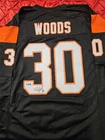 ICKEY WOODS SIGNED AUTOGRAPHED FOOTBALL JERSEY AUTHENTIC CINCINNATI BENGALS COA