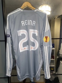 Liverpool FC 2010/2011 Europa league Player Issue GK Football shirt PEPE REINA
