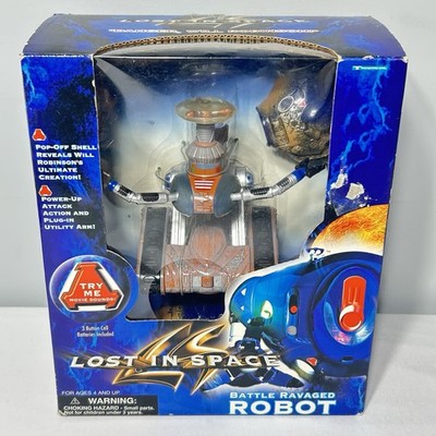 Lost In Space Battle Ravaged Robot 7'' Action Figure Trendmasters 1997 New In Box