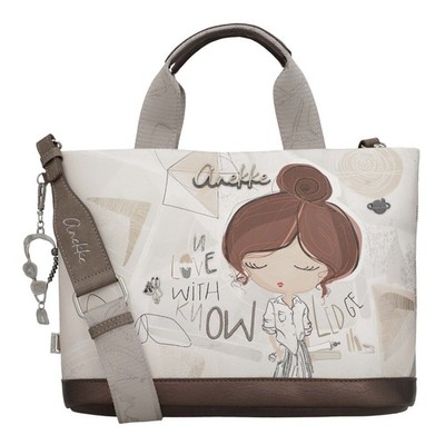 Anekke Sophia Short Handle Bag Umhängetasche Tasche Multicolor beige Neu