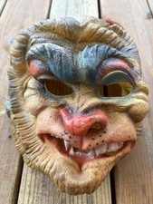 Rare FESTIVAL 81 Vintage Monster Halloween Mask w/hair Werewolf