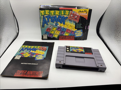 Tetris Attack (Super Nintendo SNES) Complete in Box CIB