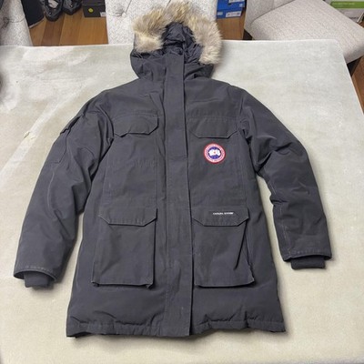 Canada Goose Expedition Parka Jacket Mens XS Black Fur Hood