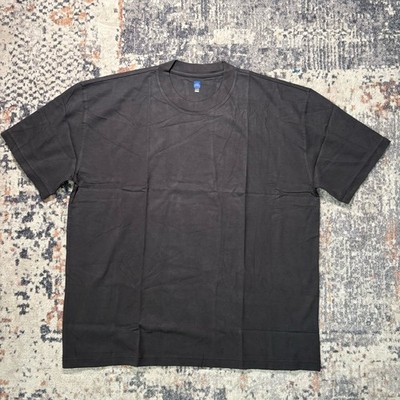Yzy Gap Blank Short Sleeve Shirt Black Size: XL