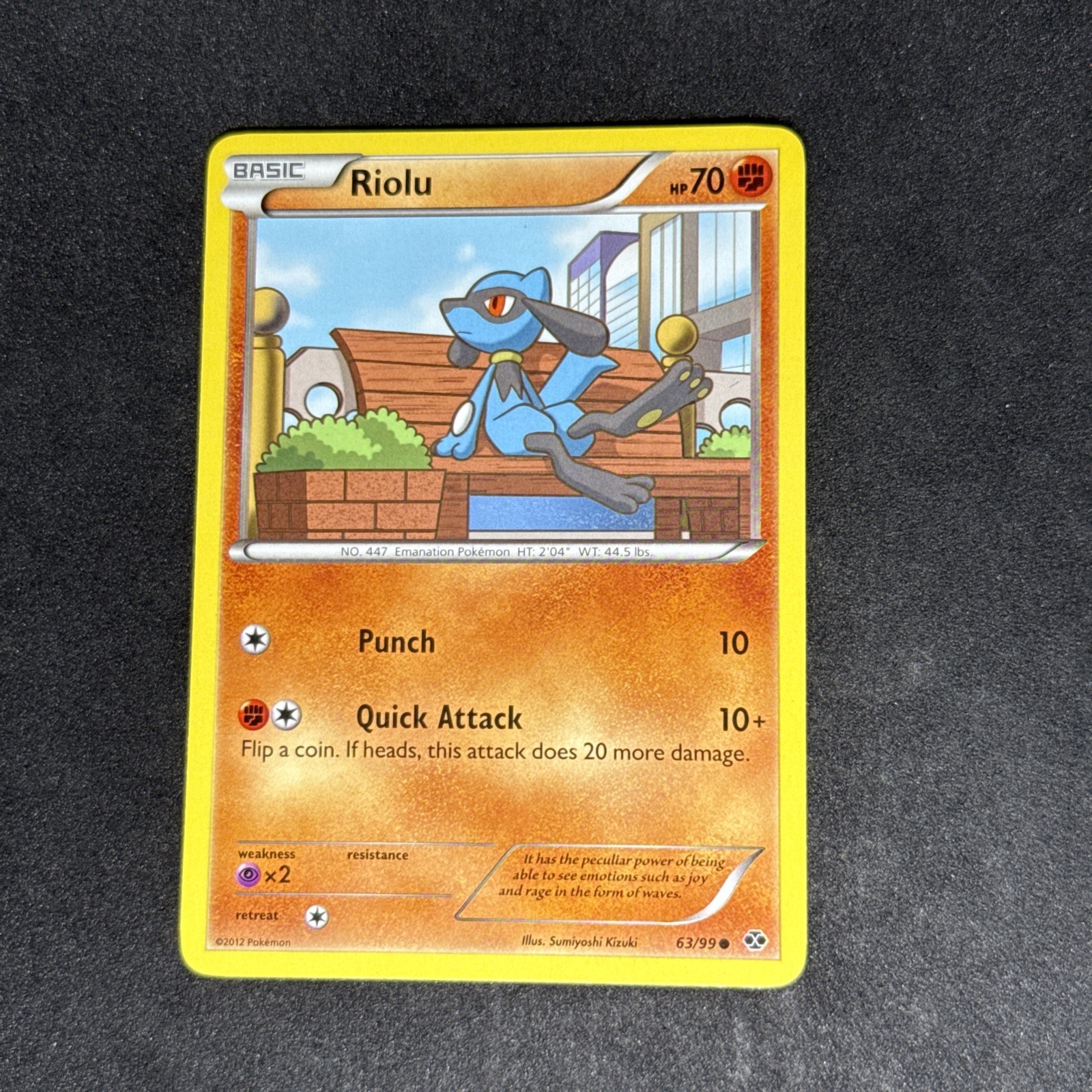 NM Riolu 63/99 Next Destinies Regular