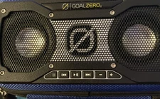 Goal Zero Rock Out Rechargeable Portable Black Blue Speaker