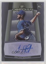 2020 Chronicles Obsidian Electric Etch Purple 46/75 Jonathan Hernandez Auto 0io