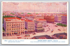 Postcard Italy Genova Grand Hotel Isotta