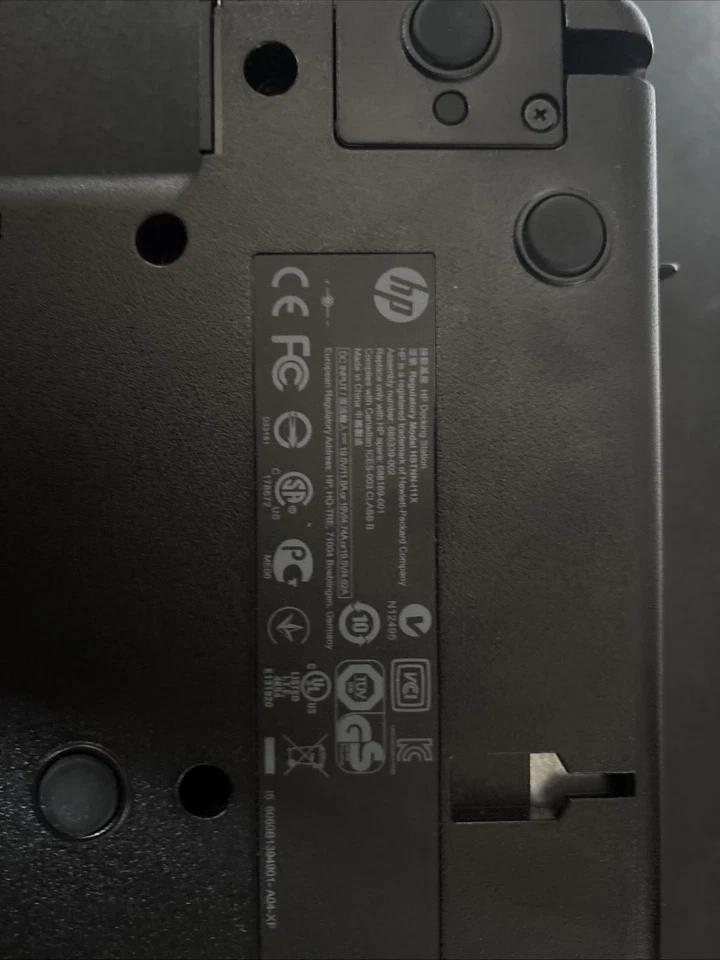 HP Dockingstation HSTNN-I11X mit Netzteil und Stromkabel - Bild 2 von 3