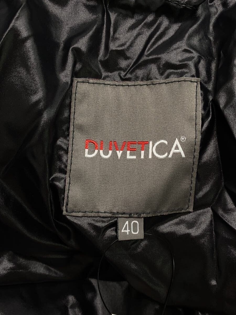 DUVETICA Long Down Jacket 40 Nylon Black D.1570.00.MFG-1035R