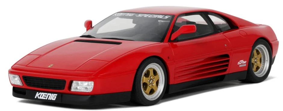 Ferrari Koenig Special 348 Twin Turbo Red 1994 1/18 - GT472 GT SPIRIT - Immagine 2 di 4