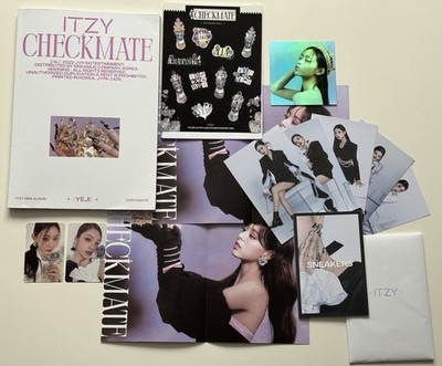 Itzy K Pop Album - Checkmate Yeji Version with Photocards and Inclusions