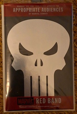 PUNISHER RED BAND #1 Foil Skull logo Variant MARVEL 2025 1st Print Sealed