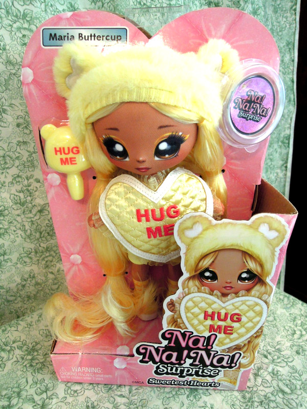 SP-22  Na! Na! Na! Surprise SWEETEST HEARTS: "Maria Buttercup" 8" MIB-AA doll
