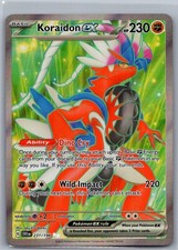 koraidon pokemon card worth Condition: A-〕[SV1S] ex 106/078〈UR〉 Fighting / 130 / Basic Attack 1 Koraidon - SV01: Scarlet &