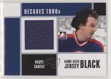 2010-11 ITG Decades 1980s Game-Used Jersey Black /120 Randy Carlyle #M-52 x5u