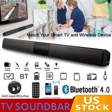 Bluetooth Sound Bar Wireless TV Soundbar RCA Home Theater With 4 Speakers System