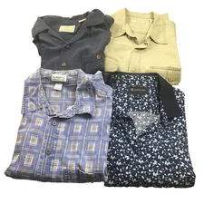 Lot of 4 INC International Concepts Sostanza Luau Mens Shirts Sz L Short Sleeve