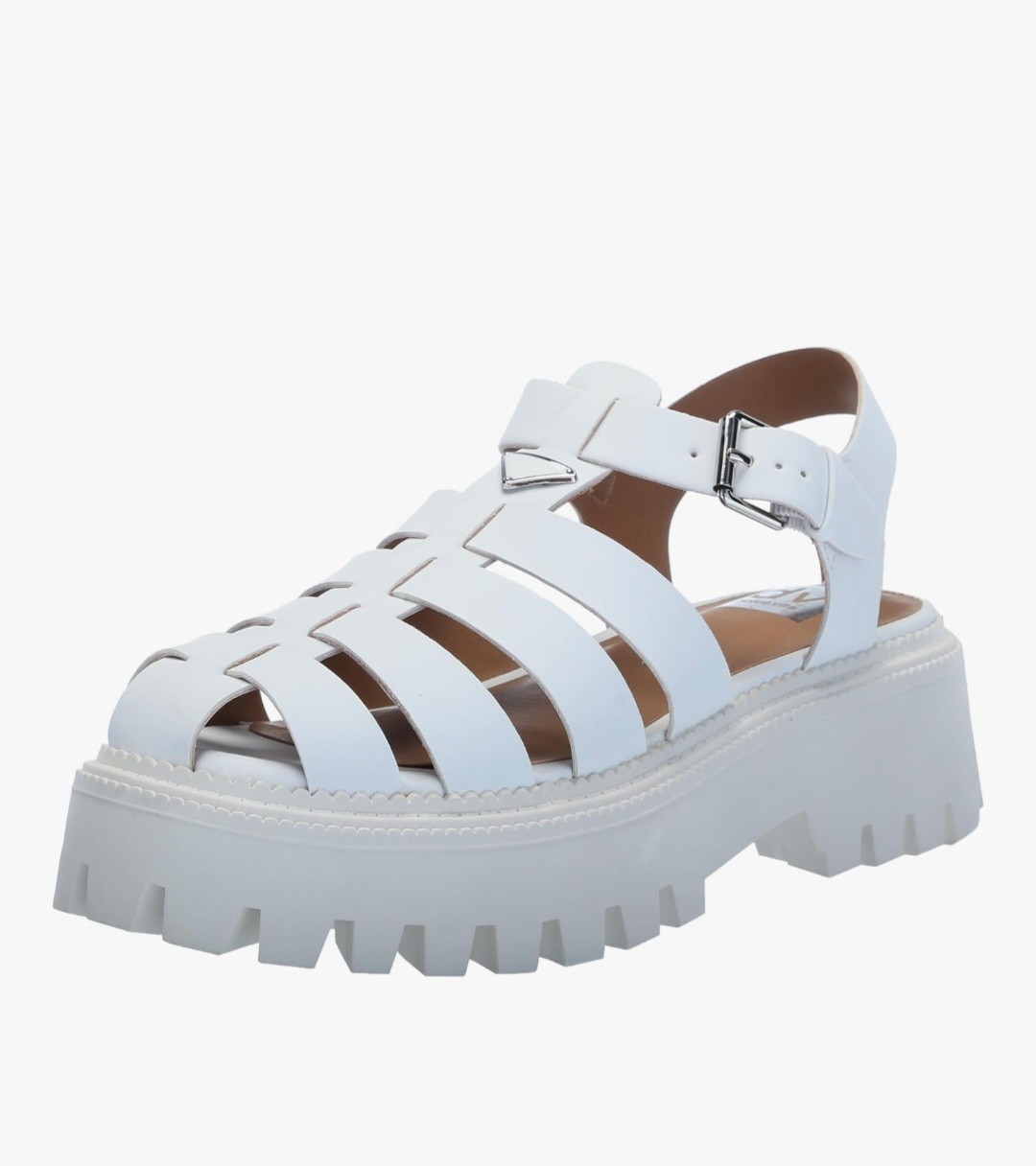 SAOLA Sandalo pescatore DV by DOLCE VITA Loera suola a strappo bianco taglia 9 5 nuovo