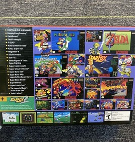 SNES Super Nintendo Classic Edition 21 Games With Controllers Gaming Console