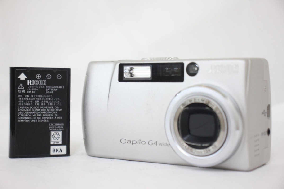 RICOH Caplio G4 Wide Compact Digital Camera 3.2MP Tested Working