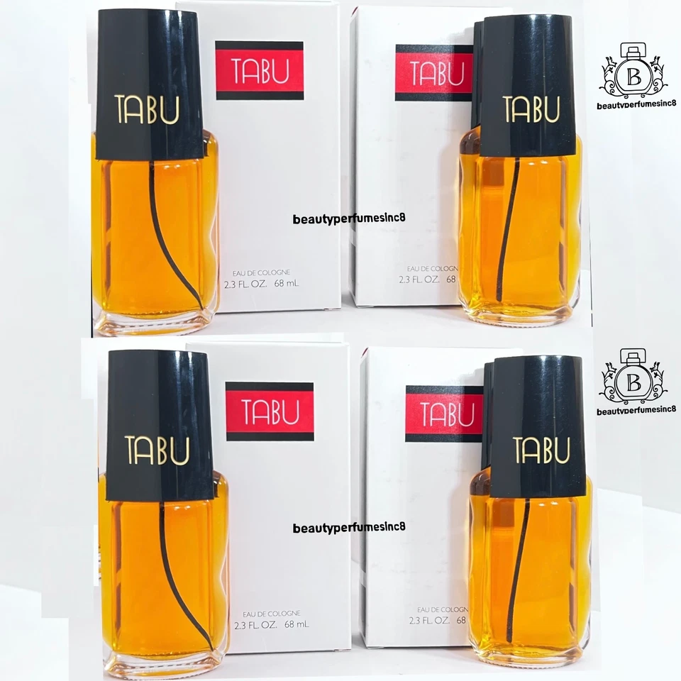 Lote de 4 ~ TABU by DANA Mujer Eau De Cologne Spray - Perfume 2.3 fl oz Foto 2 de 2