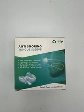 Anti Snoring Tongue Sleeve Device BPA Free Silicone Stop Snore SleepAid Solution