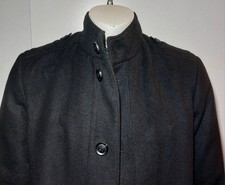 Return Mantel Schwarz Herren L Klassischer Wo...