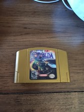 Legend of Zelda: Majora's Mask for Nintendo 64 Gold Holographic Cartridge