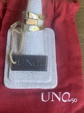 Authentic Brand New Uno de 50 Ring Size 8  Retail $155. NWT
