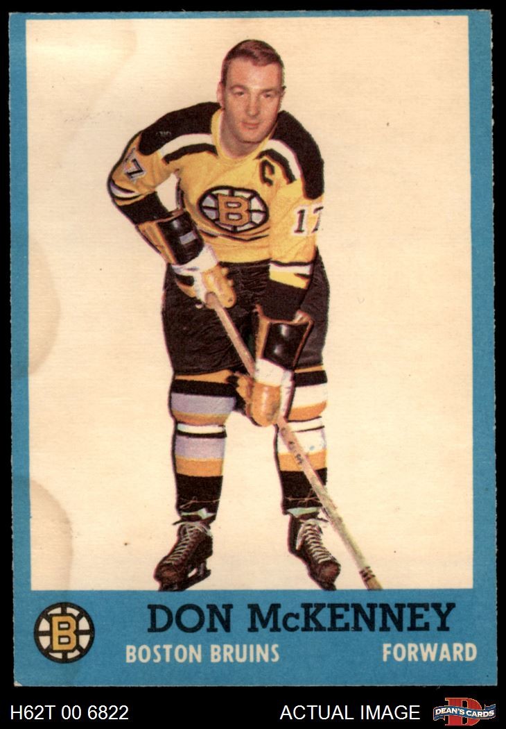 Don McKenney #10 Hockey Cards 1962 Topps trading card — raw and PSA graded price guide