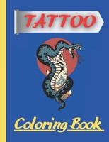 Ausmalbuch FüR Erwachsene, Tattoo-Motive, Malbuch, Entspannung, KreativitäT