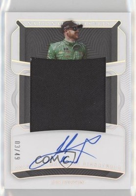 2023 Panini National Treasures Holo Silver 3/49 Jeb Burton #7 Auto 0s5