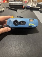 Vtg 2000s Polaroid i-Zone Blue Instant Film Pocket Camera with Wrist Strap