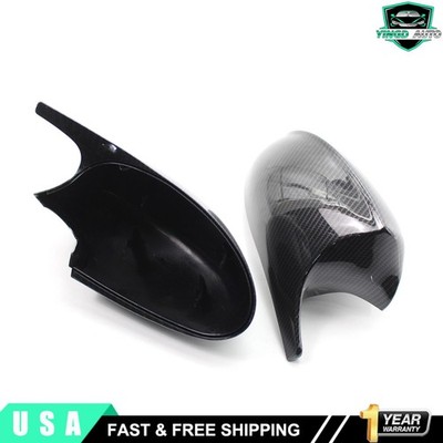 FOR BMW E81 05-09 PRE-LCI E87 04-06 PRE-LCI Rear View Mirror Cap Cover LH+RH