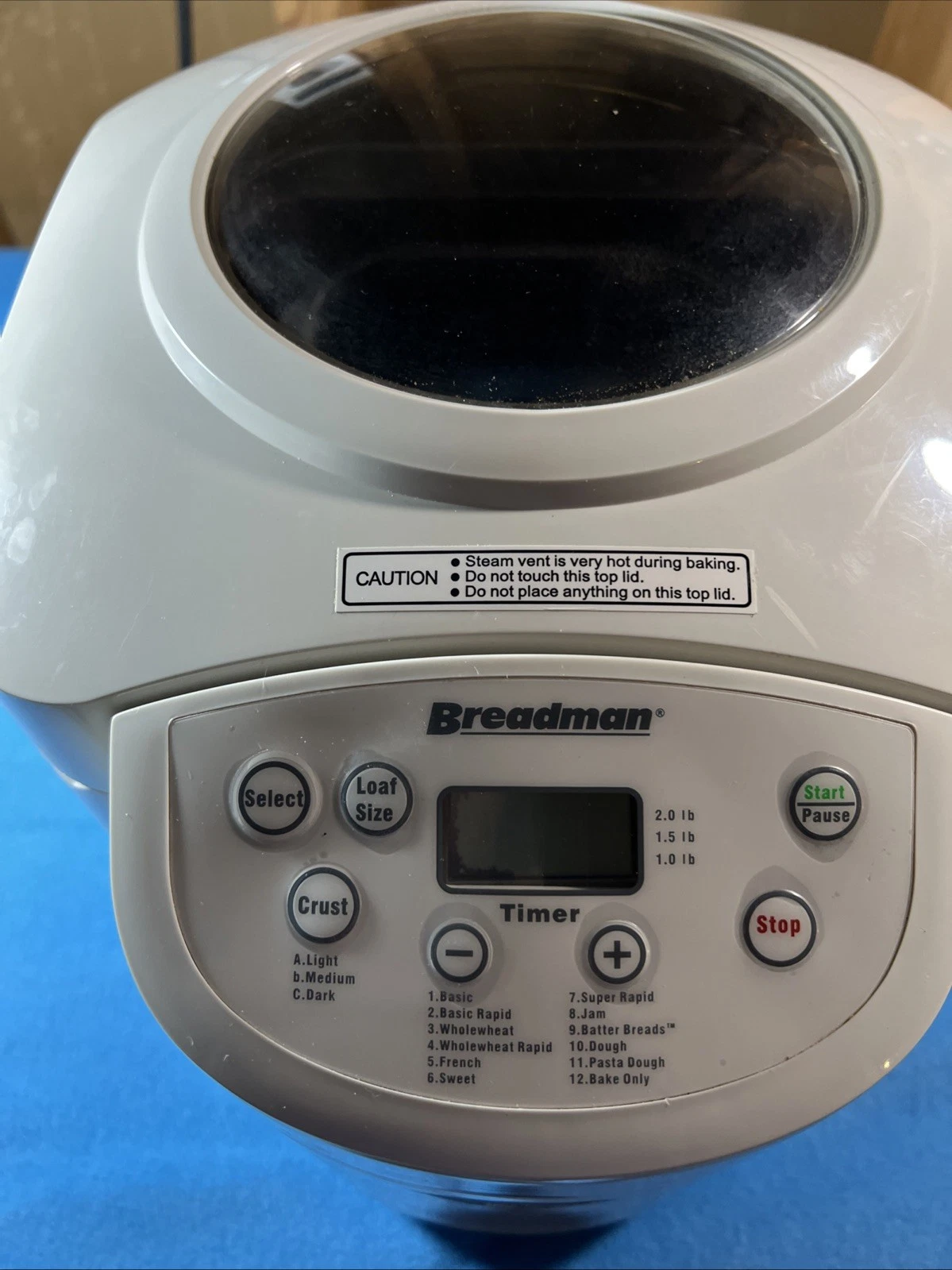 Breadman TR555LC Deluxe Rapid Bread Machine- 12 Functions, 2lb Capacity Tested
Opens in a new window