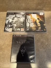 Sony PS3 Game Lot, Last Of Us, Star Trek, Skyrim.  All Tested And Working