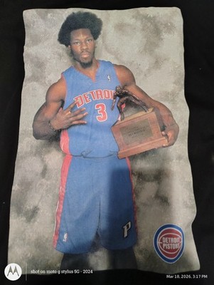Mitchell & Ness Ben Wallace Detroit Pistons Making Memories T