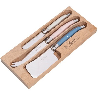 NEW Laguiole Debutante Cheese Knife Jardin Set 3pce